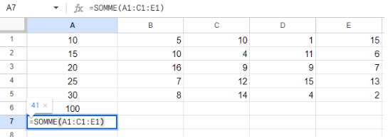 Fonction SOMME sur Excel : Utilisation et exemple