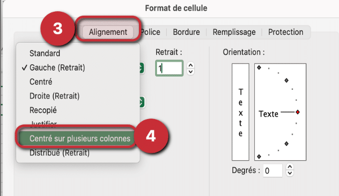 Comment fusionner des cellules sur Excel ?
