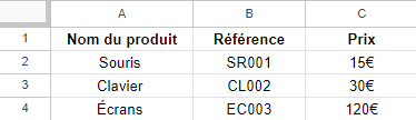 Fonction RechercheV sur Excel : Utilisation et Exemple