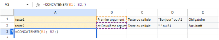 Fonction Concatener sur Excel : Utilisation et Exemple